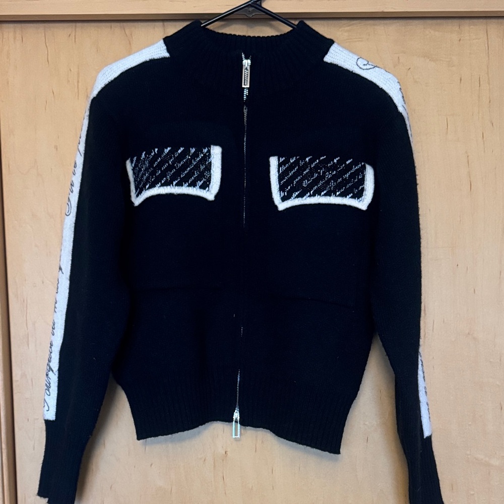 Black and White Women's Sweater